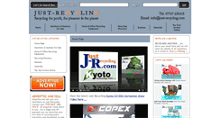 Desktop Screenshot of just-recycling.com